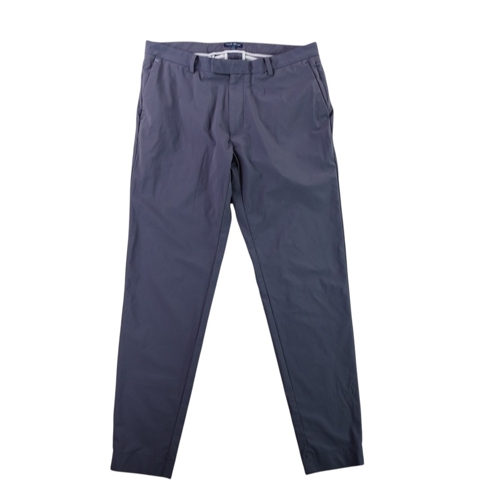 Peter Millar Pants Mens 35/30 Slate Blue Crown Crafted Performance Trousers